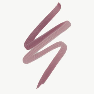 Pink lipstick swatch on a white background