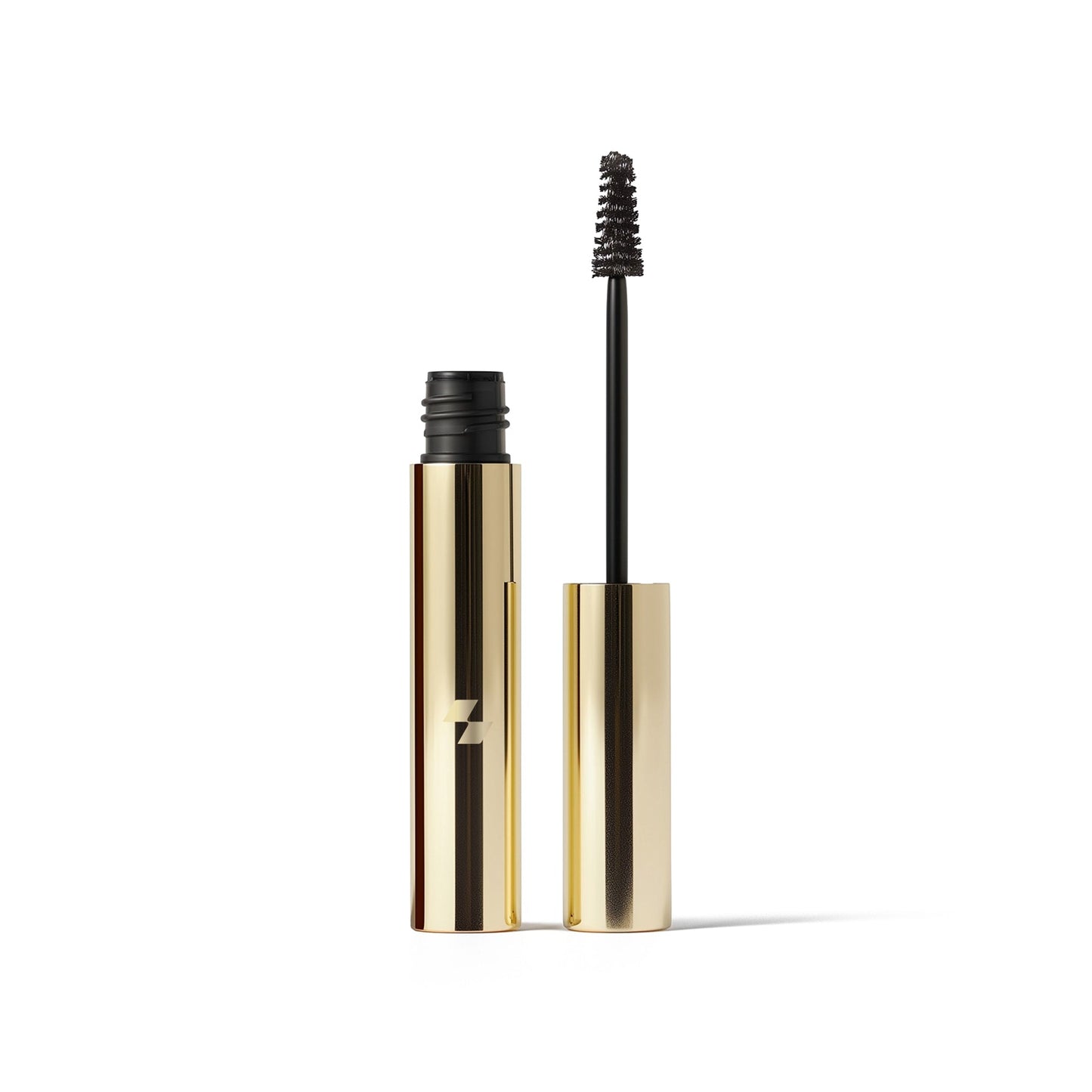 Gold mascara with black wand on a white background (Brown)