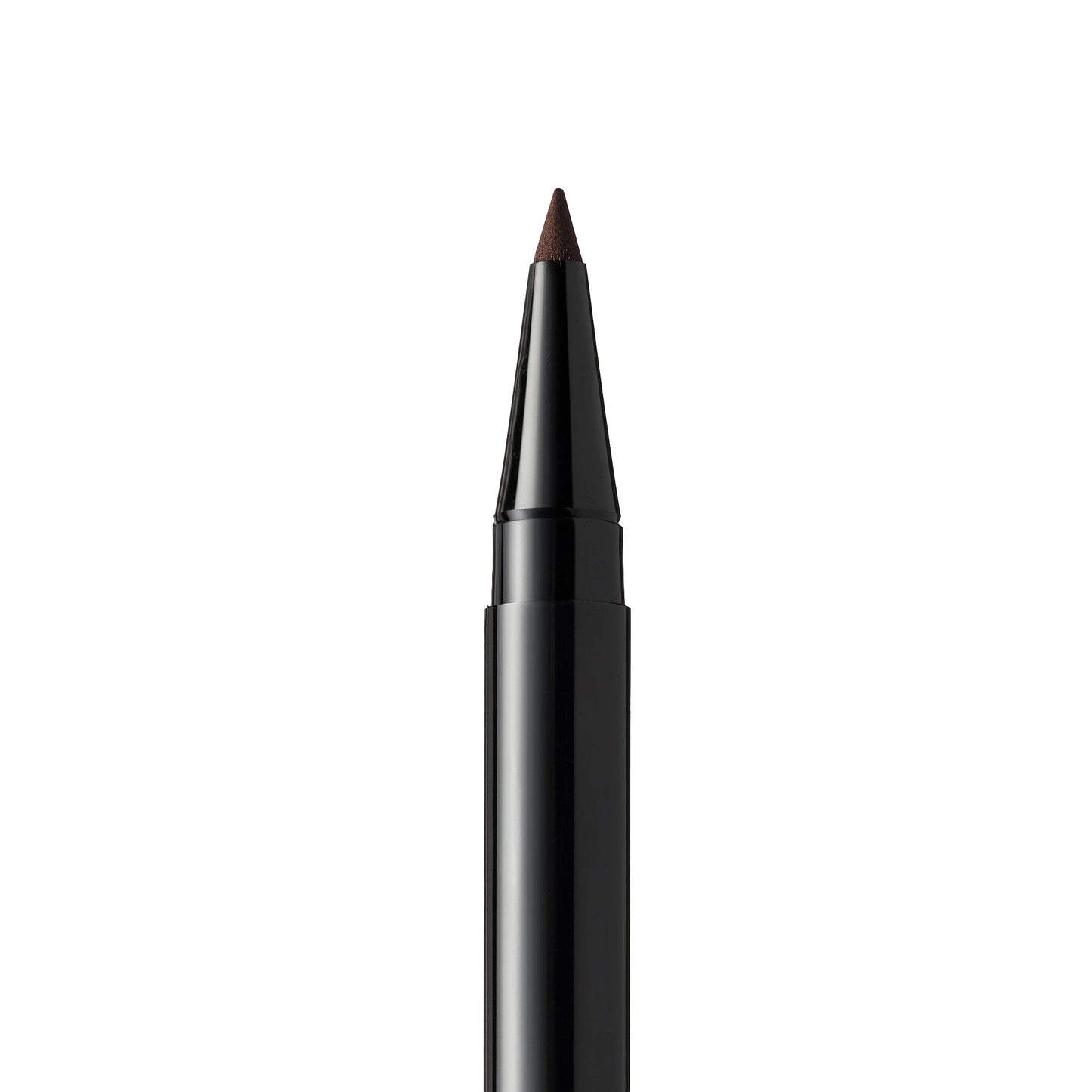 Black eyeliner pencil on a white background (Dark brown)