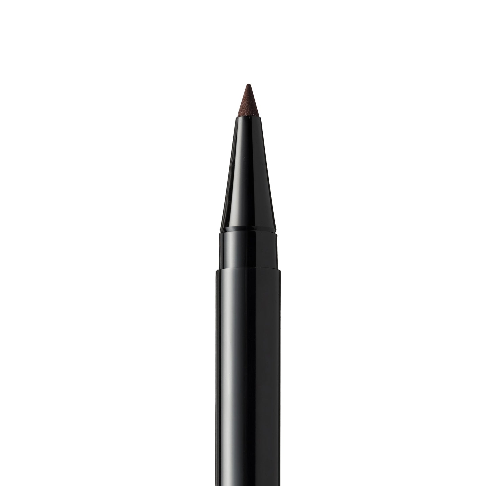 Black eyeliner pencil on a white background (Dark brown)