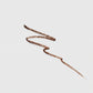 Brown wick on a white background (Medium brown)