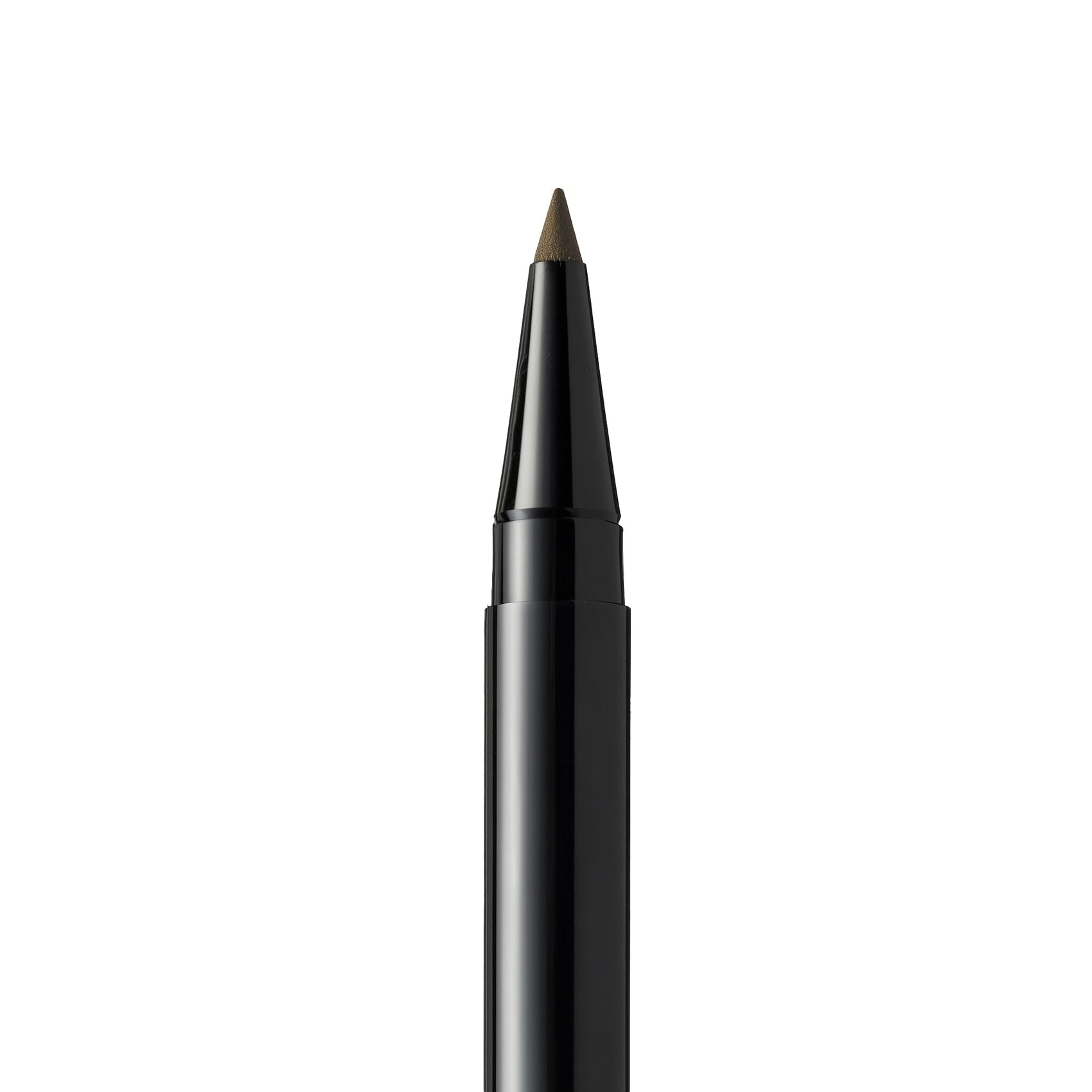 Black eyeliner pencil on a white background (Natural brown)