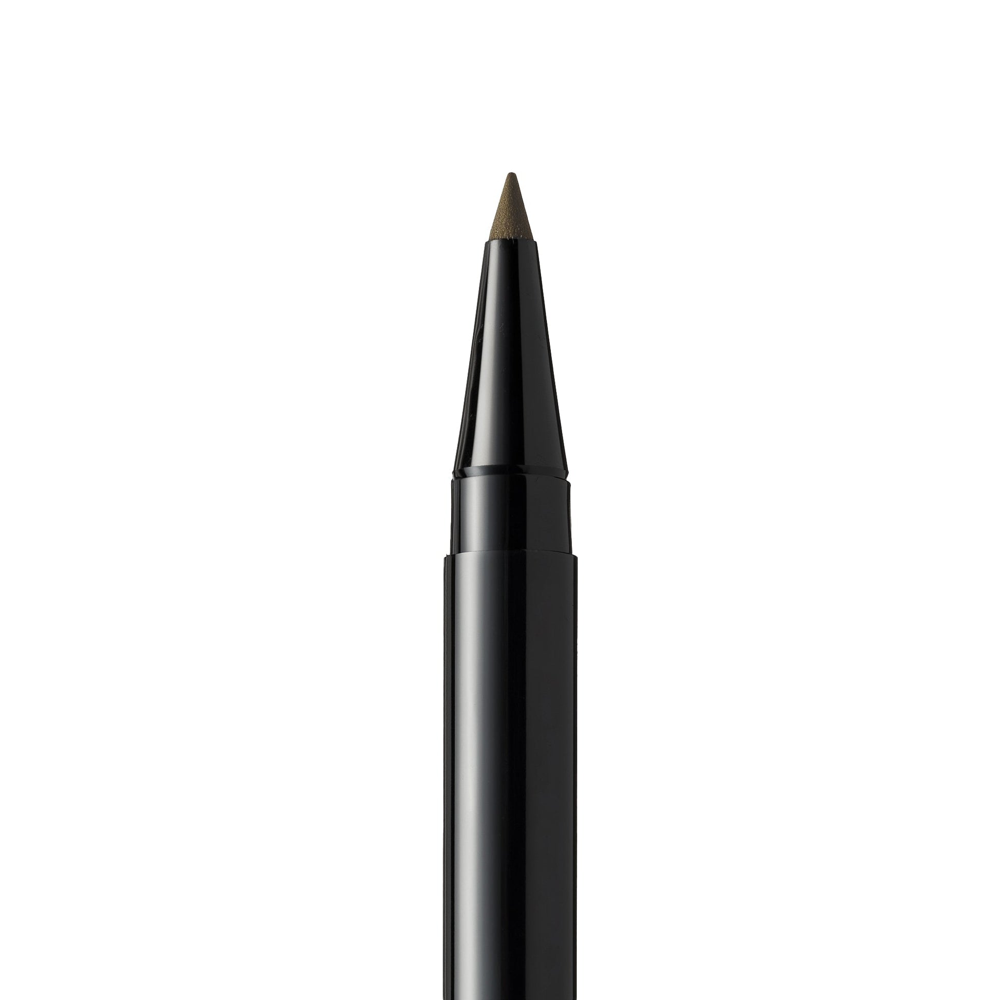 Black eyeliner pencil on a white background (Natural brown)