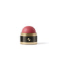 Pink makeup stick with gold and black packaging on a white background (Red)