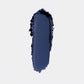 Navy blue makeup swatch on a light gray background (Blue)