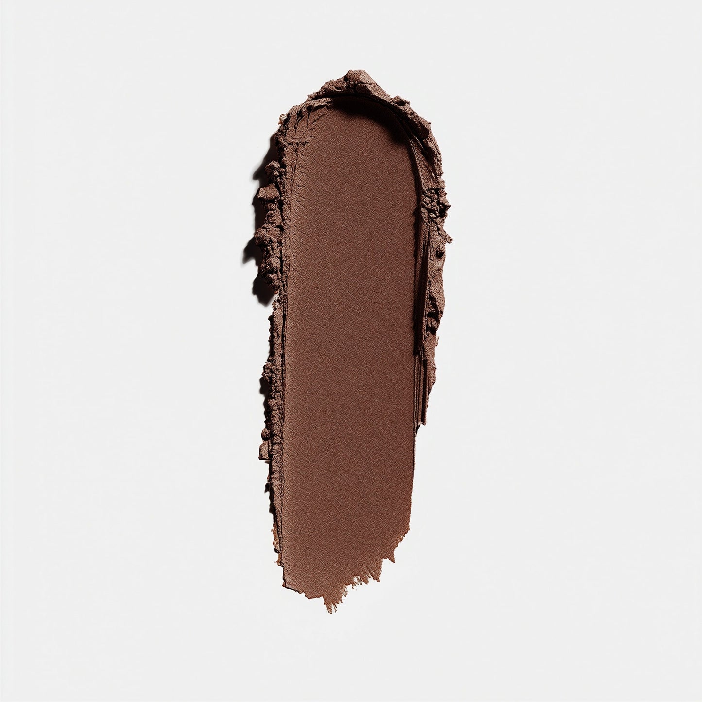 Brown makeup swatch on a light gray background (Brown)