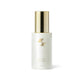 Skincare bottle with gold cap on a white background (100 ml)