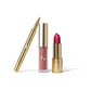 Lipstick and lip liner set on a white background