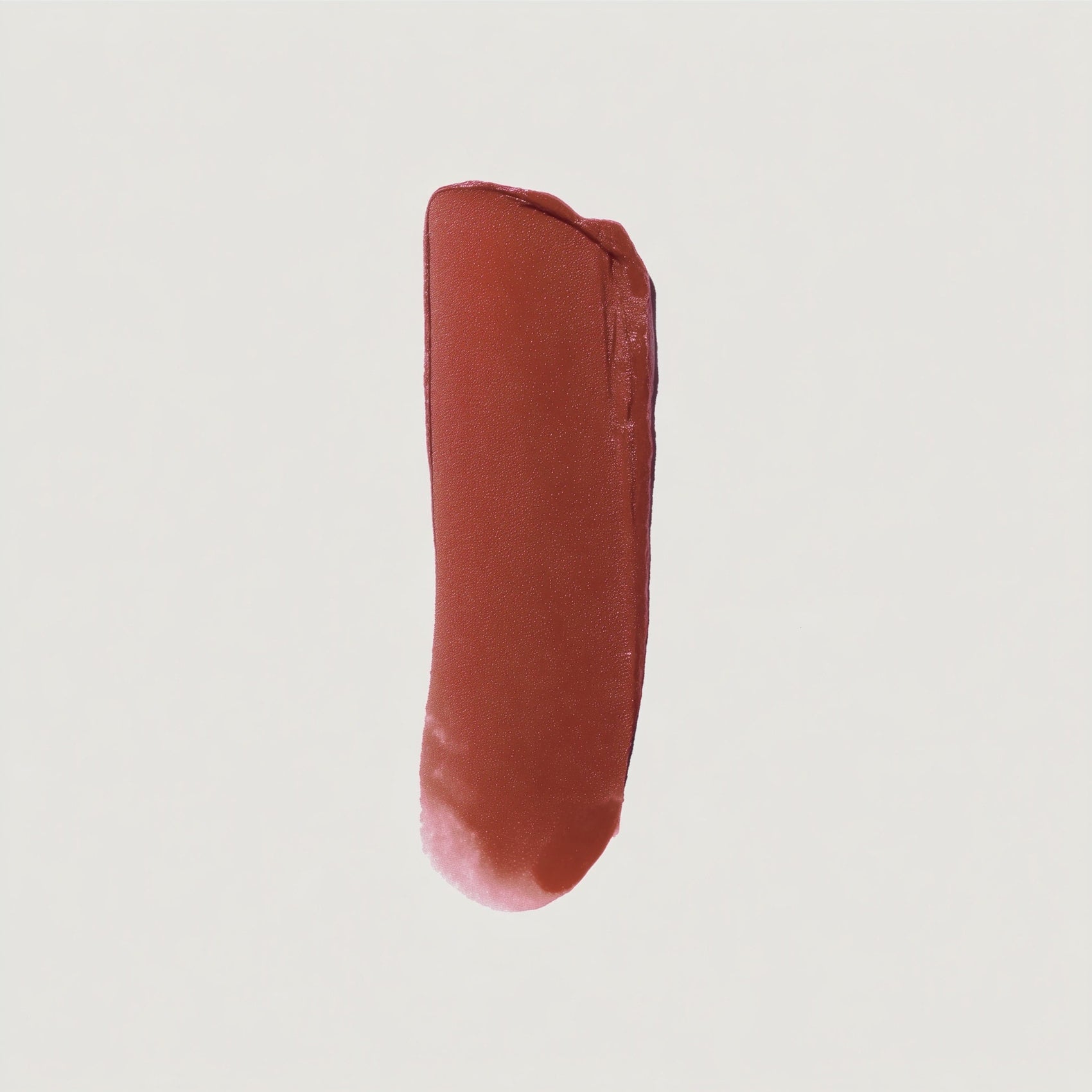 Red-brown color swatch on a beige background (Rich Red)