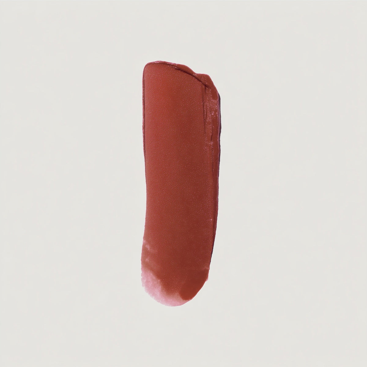Red-brown color swatch on a beige background (Rich Red)