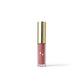 Lip gloss with gold cap on a white background (Light Pink)