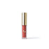 Lip gloss with gold cap on a white background (Medium Orange)