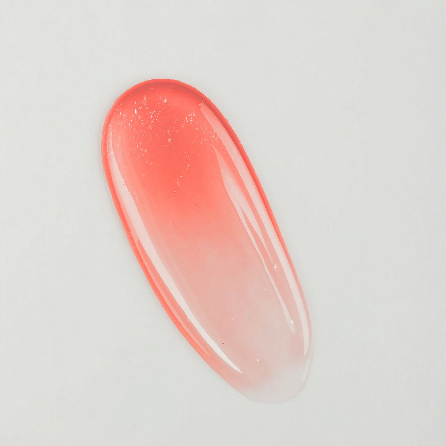 Gradient of pink and orange on a light gray background (Orange)