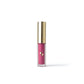 Pink lip gloss with gold cap on a white background (Pink)
