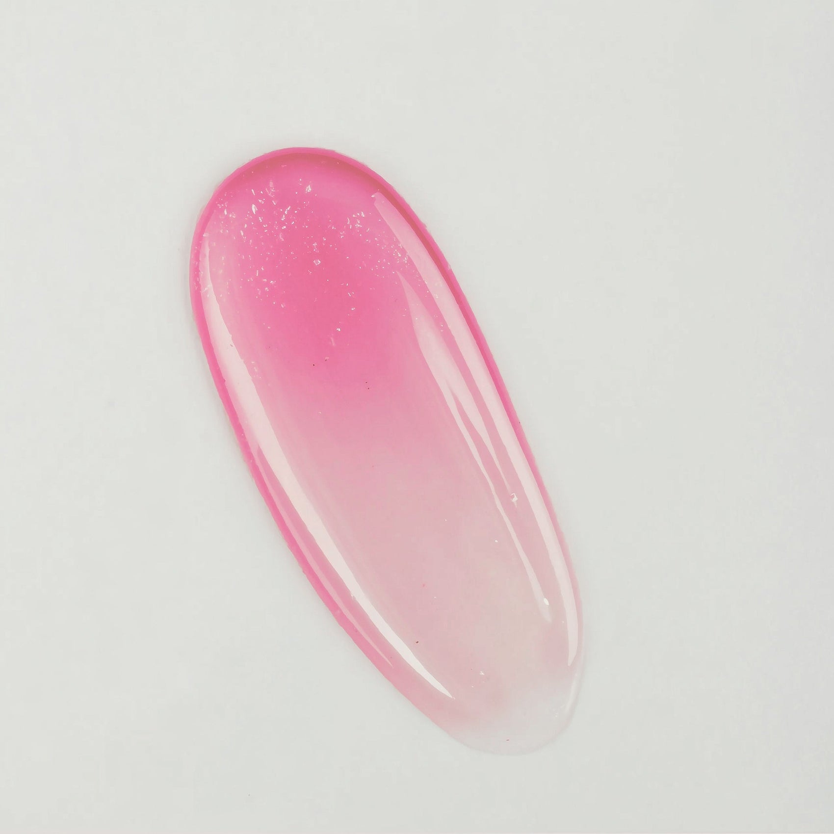 Gradient pink nail polish swatch on a light gray background (Pink)