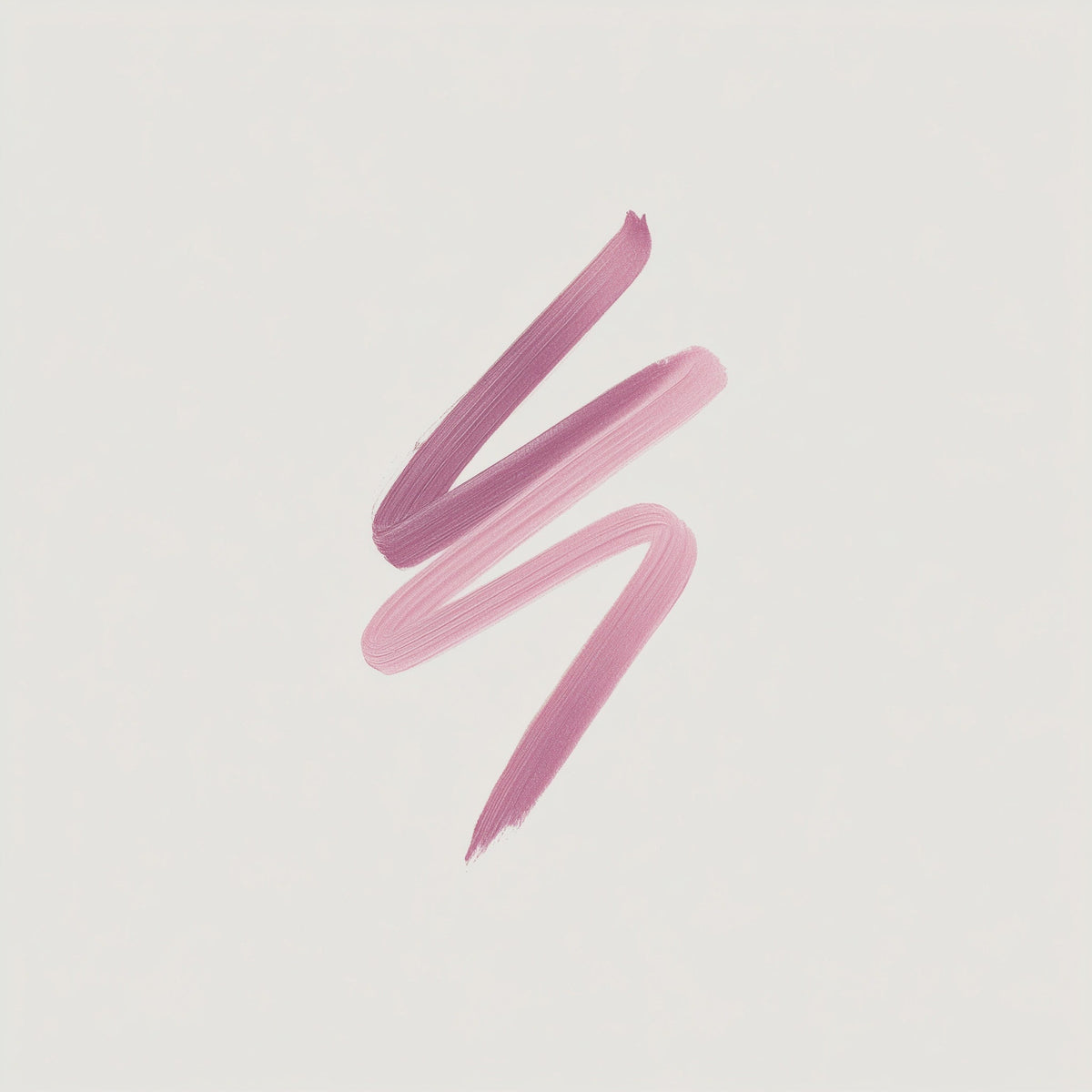 Two pink lipstick swatches on a light beige background (Pink)